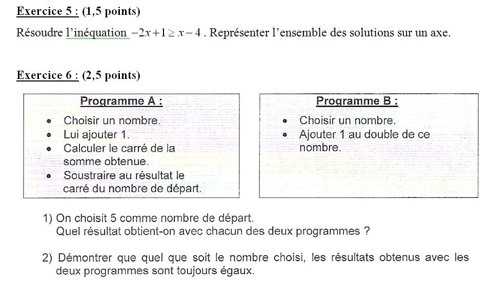 Que Faut Il Réviser Pour Le Brevet Blanc De Maths